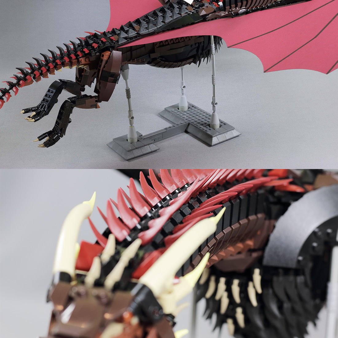 MOC - 113669 Large European Dragon Klemmbausteine - LesDiyLesDiy