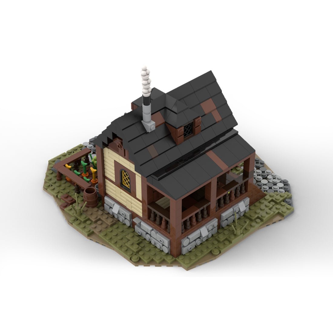 MOC - 11425 Medieval Farmer's House and Farm Klemmbausteine - LesDiyLesDiy