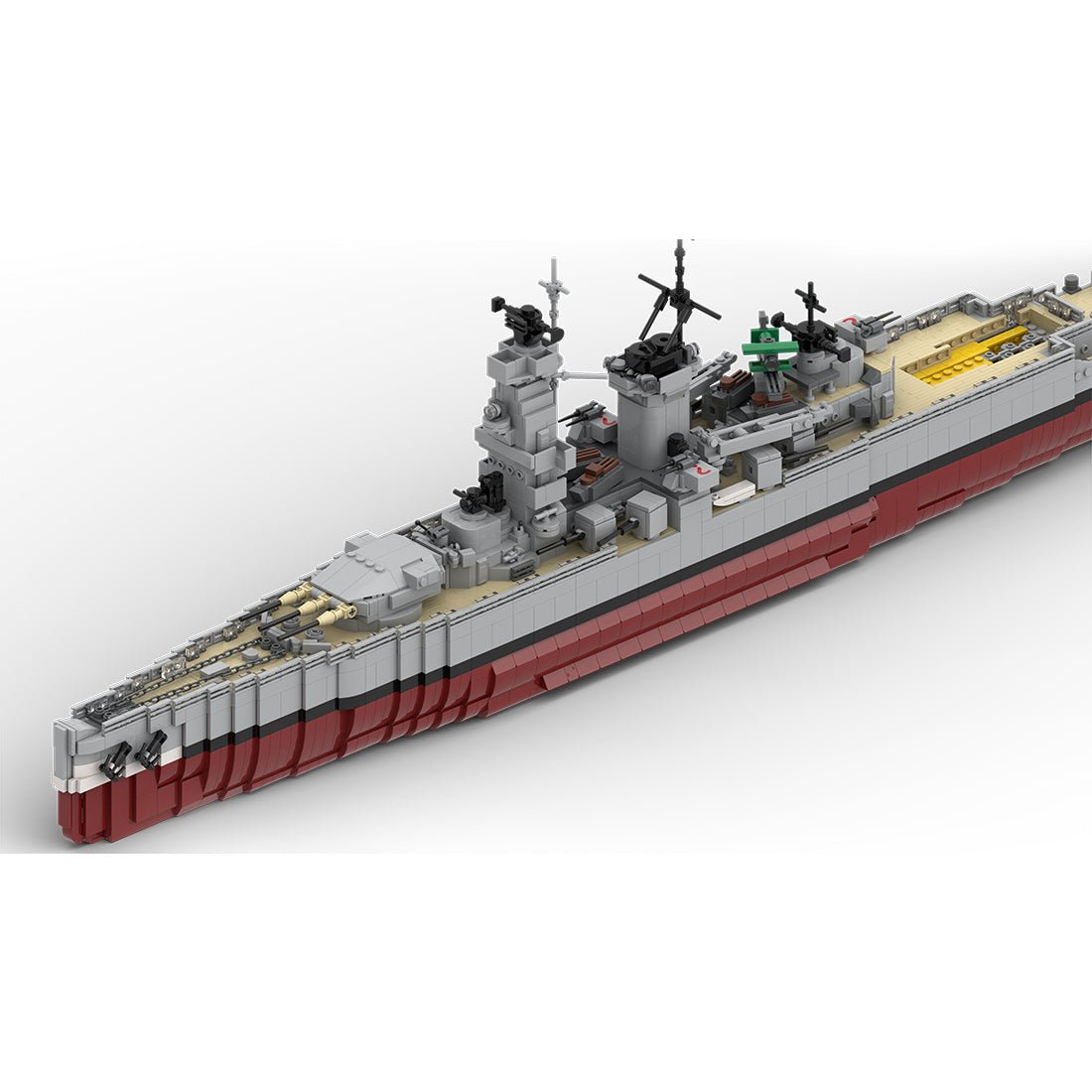 MOC - 114297 1/200 Admiral Graf Spee Klemmbausteine - LesDiyLesDiy