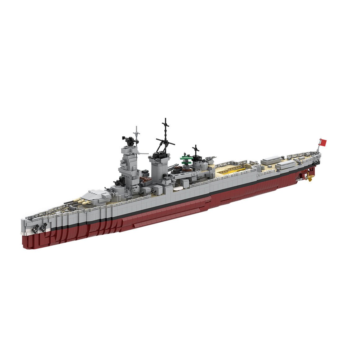 MOC - 114297 1/200 Admiral Graf Spee Klemmbausteine - LesDiyLesDiy