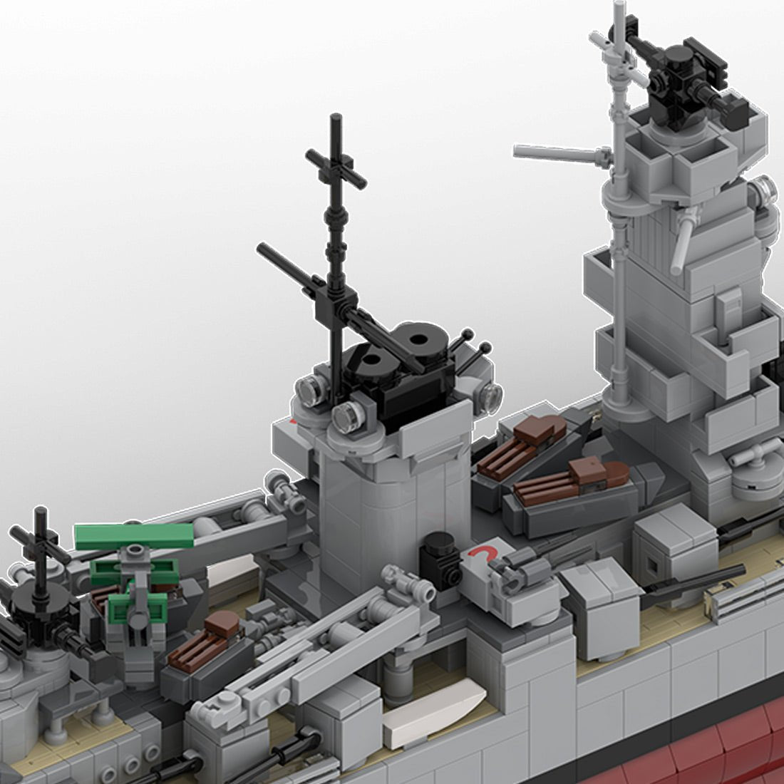 MOC - 114297 1/200 Admiral Graf Spee Klemmbausteine - LesDiyLesDiy