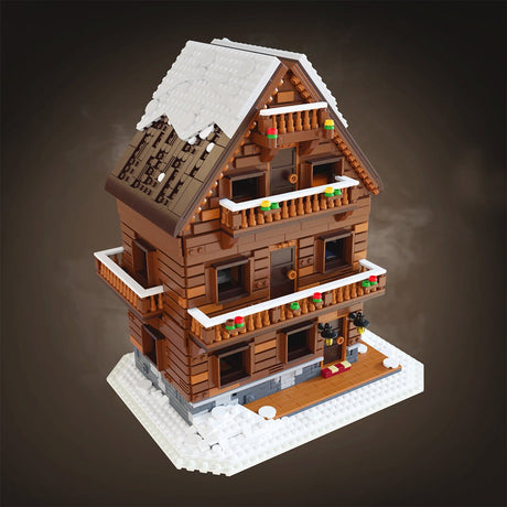 MOC - 115850 Winterchalet Lebkuchenhaus - LesDiyLesDiy