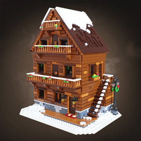 MOC - 115850 Winterchalet Lebkuchenhaus - LesDiyLesDiy