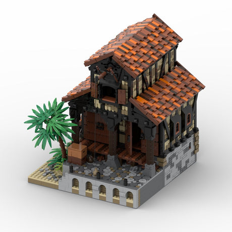 MOC - 116557 Medieval Barn Klemmbausteine - LesDiyLesDiy