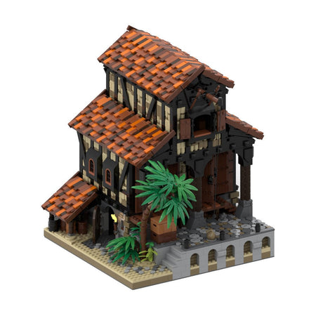 MOC - 116557 Medieval Barn Klemmbausteine - LesDiyLesDiy