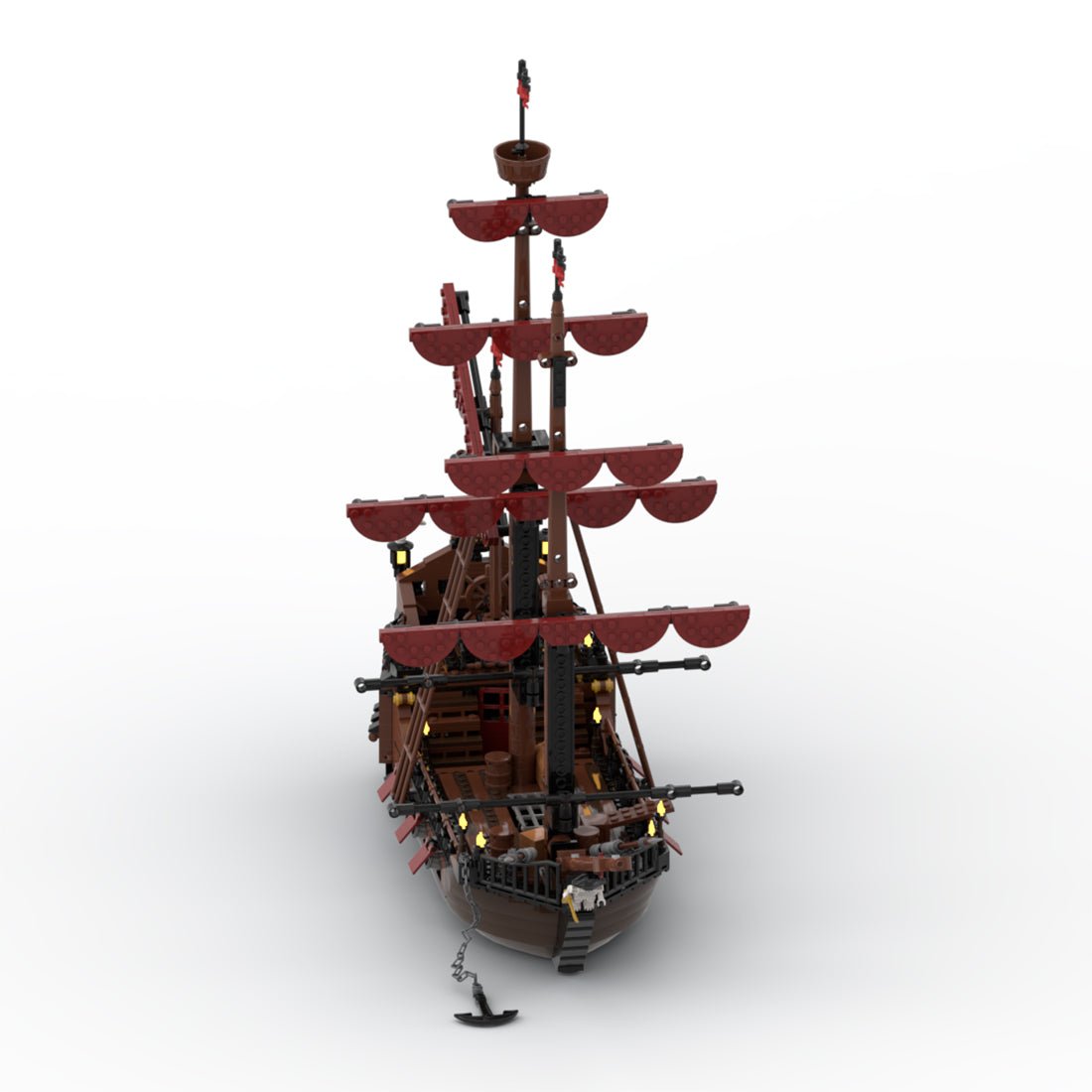 MOC - 116561 Loup de Mer Pirate Ship Klemmbausteine - LesDiyLesDiy