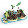 MOC - 117866 Pirateninsel Barracuda Bay Klemmbausteine - LesDiyLesDiy