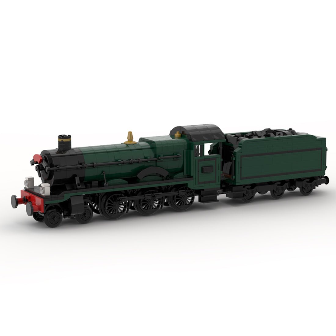 MOC - 117927 GWR Hall Class "Kinlet - Hall" Steam Locomotive Klemmbausteine - LesDiyLesDiy