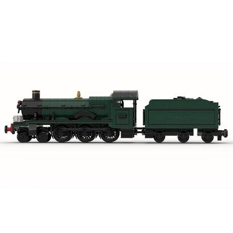 MOC - 117927 GWR Hall Class "Kinlet - Hall" Steam Locomotive Klemmbausteine - LesDiyLesDiy