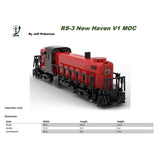 MOC - 118289 Alco RS - 3 New Haven Klemmbausteine - LesDiyLesDiy