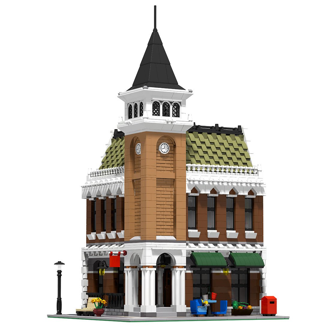 MOC - 118705 Modular Corner Pub Klemmbausteine - LesDiyLesDiy