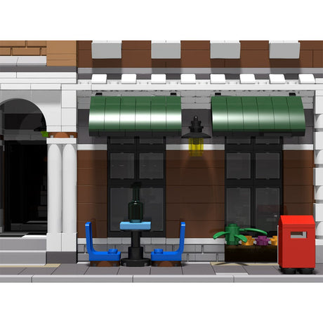 MOC - 118705 Modular Corner Pub Klemmbausteine - LesDiyLesDiy