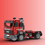 MOC - 119907 Tieflader mit Kranwagen Klemmbausteine - LesDiyLesDiy