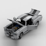 MOC - 121991 Ford Mustang Shelby GT - 500 1967 Eleanor Klemmbausteine - LesDiyLesDiy