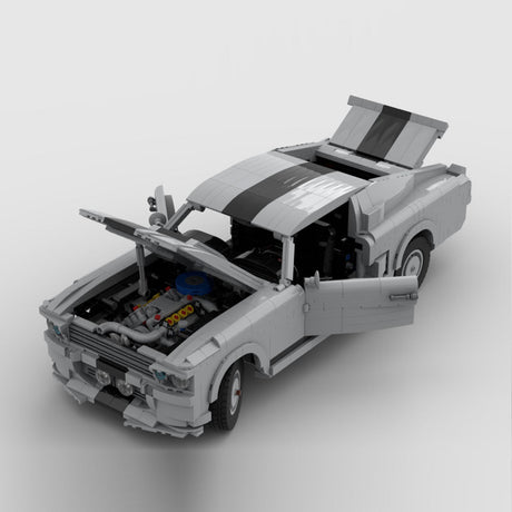 MOC - 121991 Ford Mustang Shelby GT - 500 1967 Eleanor Klemmbausteine - LesDiyLesDiy