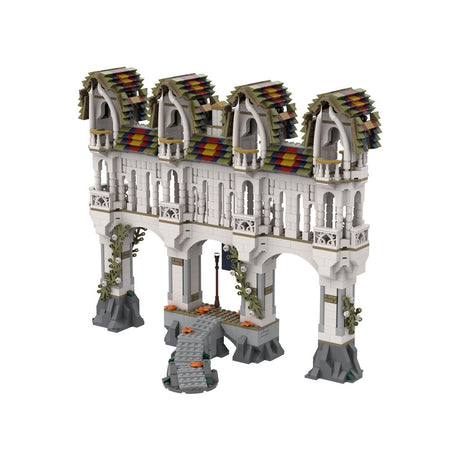 MOC - 122041 UCS Rivendell - Gates of Imladris Klemmbausteine - LesDiyLesDiy