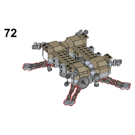 MOC - 122248 LOK Luna 17 (Ye - 8 series) Klemmbausteine - LesDiyLesDiy