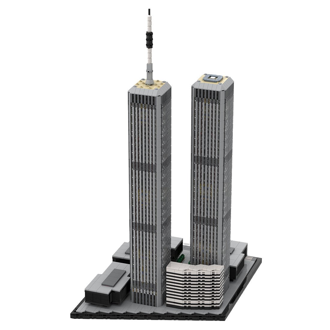 MOC - 122768 1/1000 World Trade Center (1973 - 2001) Klemmbausteine - LesDiyLesDiy