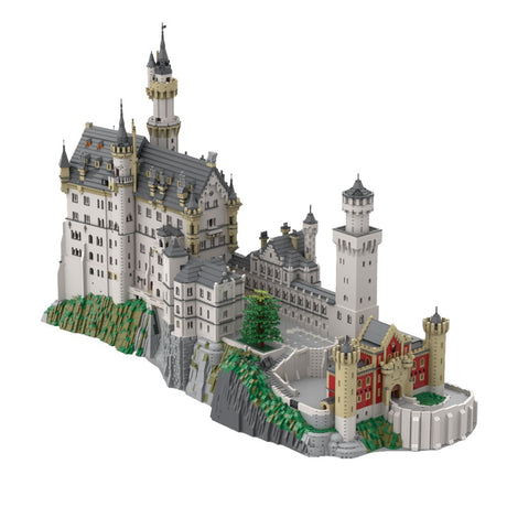 MOC - 123380 Germany Neuschwanstein Schloss Klemmbausteine - LesDiyLesDiy