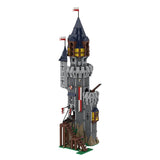 MOC - 123471 Black Falcons Grand Tower Klemmbausteine - LesDiyLesDiy