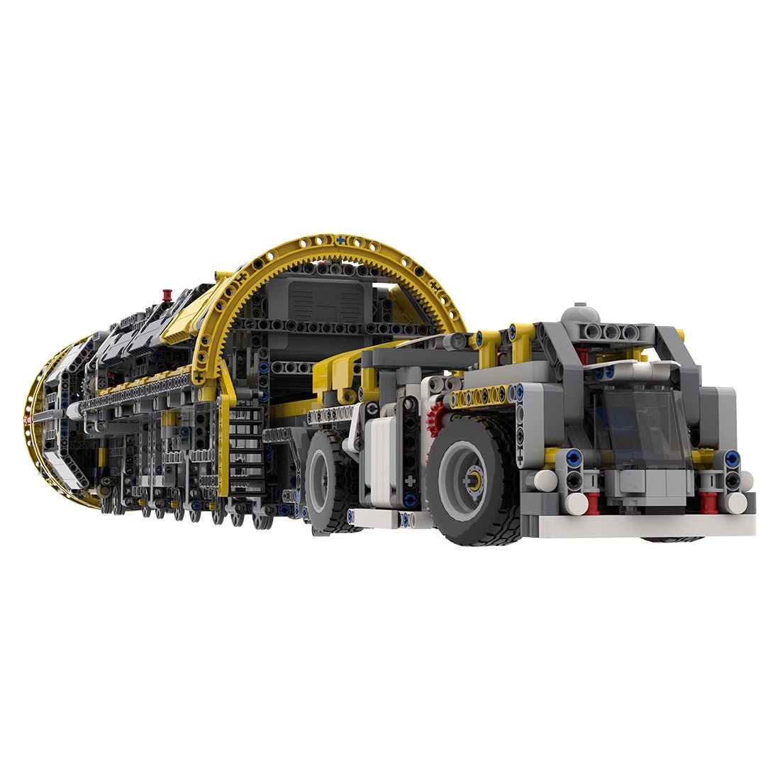 MOC - 123850 Tunnel Boring Machine Klemmbausteine - LesDiyLesDiy