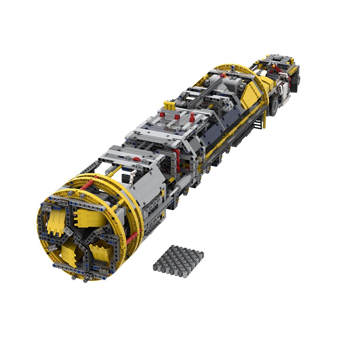 MOC - 123850 Tunnel Boring Machine Klemmbausteine - LesDiyLesDiy