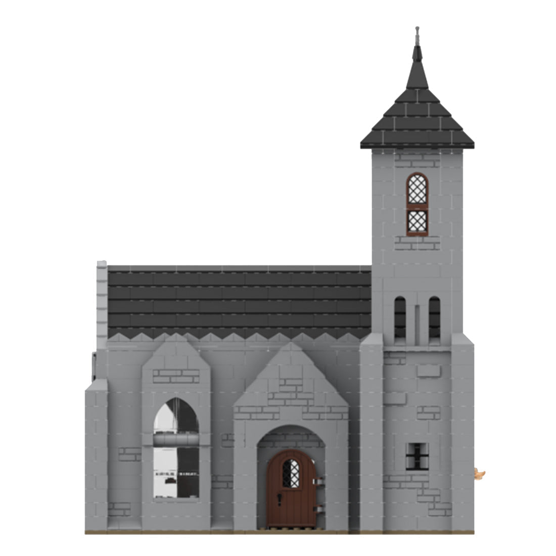 MOC - 124030 Bell Tower Church Klemmbausteine - LesDiyLesDiy