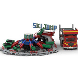 MOC - 124475 Fairground Ski Jump ride Klemmbausteine - LesDiyLesDiy