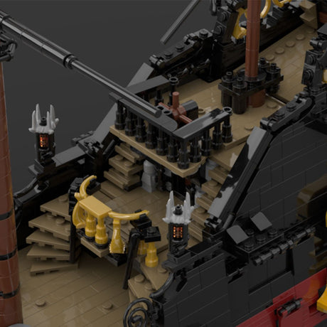 MOC - 124924 Queen Anne's Revenge Ship Model Pirate Series Klemmbausteine - LesDiyLesDiy