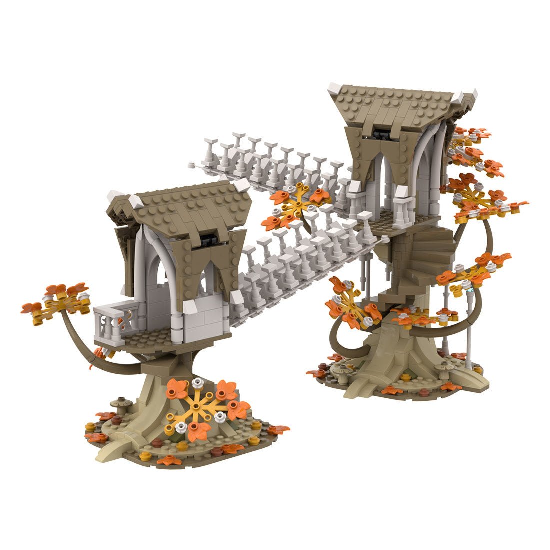 MOC - 125500 UCS Lothlorien - Complete Bundle Klemmbausteine - LesDiy - Klemmbausteine