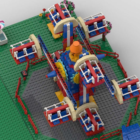 MOC - 125626 NebulaZ Theme Park Ride Klemmbausteine - LesDiyLesDiy