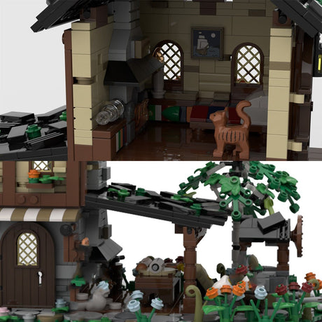 MOC - 125763 Medieval Bakery Klemmbausteine - LesDiyLesDiy