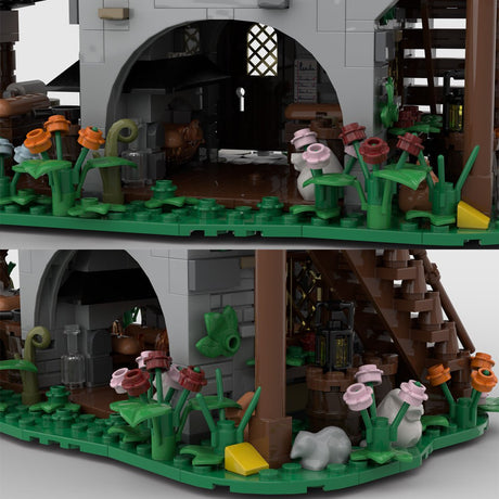 MOC - 125763 Medieval Bakery Klemmbausteine - LesDiyLesDiy