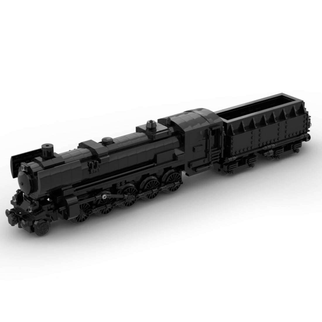 MOC - 126447 Military Train Klemmbausteine - LesDiyLesDiy