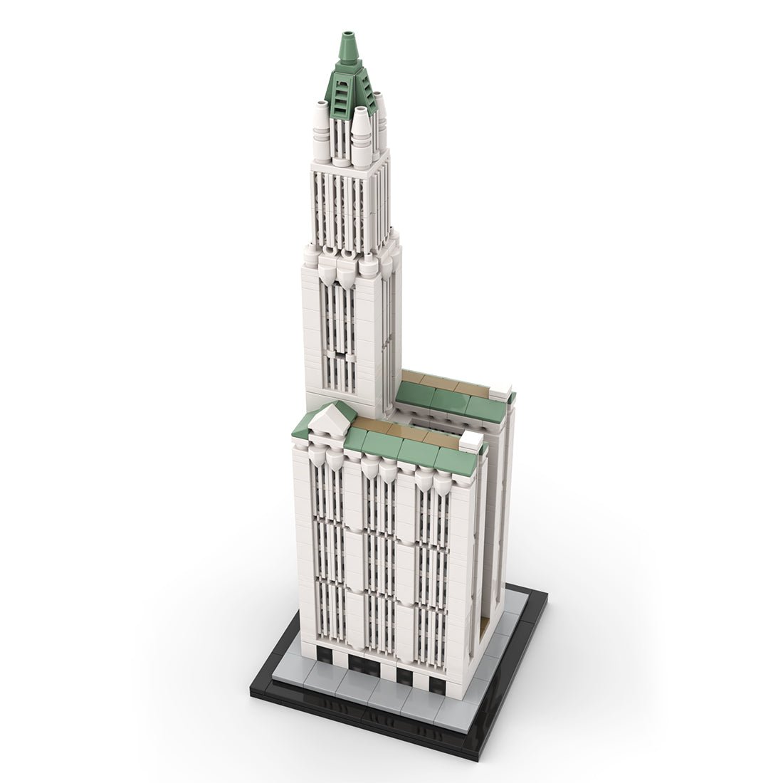 MOC - 126951 Woolworth Building 1:800 Scale Klemmbausteine - LesDiyLesDiy