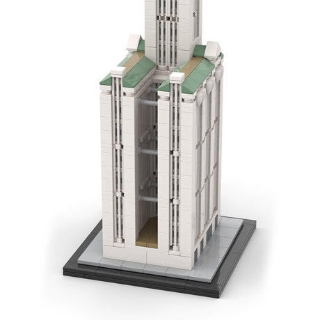 MOC - 126951 Woolworth Building 1:800 Scale Klemmbausteine - LesDiyLesDiy