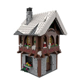 MOC - 126956 Winter Village House Klemmbausteine - LesDiyLesDiy