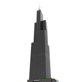 MOC - 127024 Willis Tower 1:800 Scale Klemmbausteine - LesDiyLesDiy