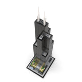 MOC - 127024 Willis Tower 1:800 Scale Klemmbausteine - LesDiyLesDiy