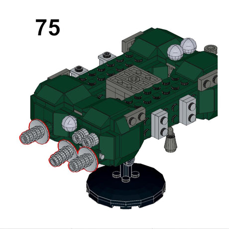 MOC - 127337 Luna 19/22 (Soviet lunar orbiter) Klemmbausteine - LesDiyLesDiy