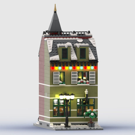 MOC - 127667 Winter Village Bakery Klemmbausteine - LesDiyLesDiy