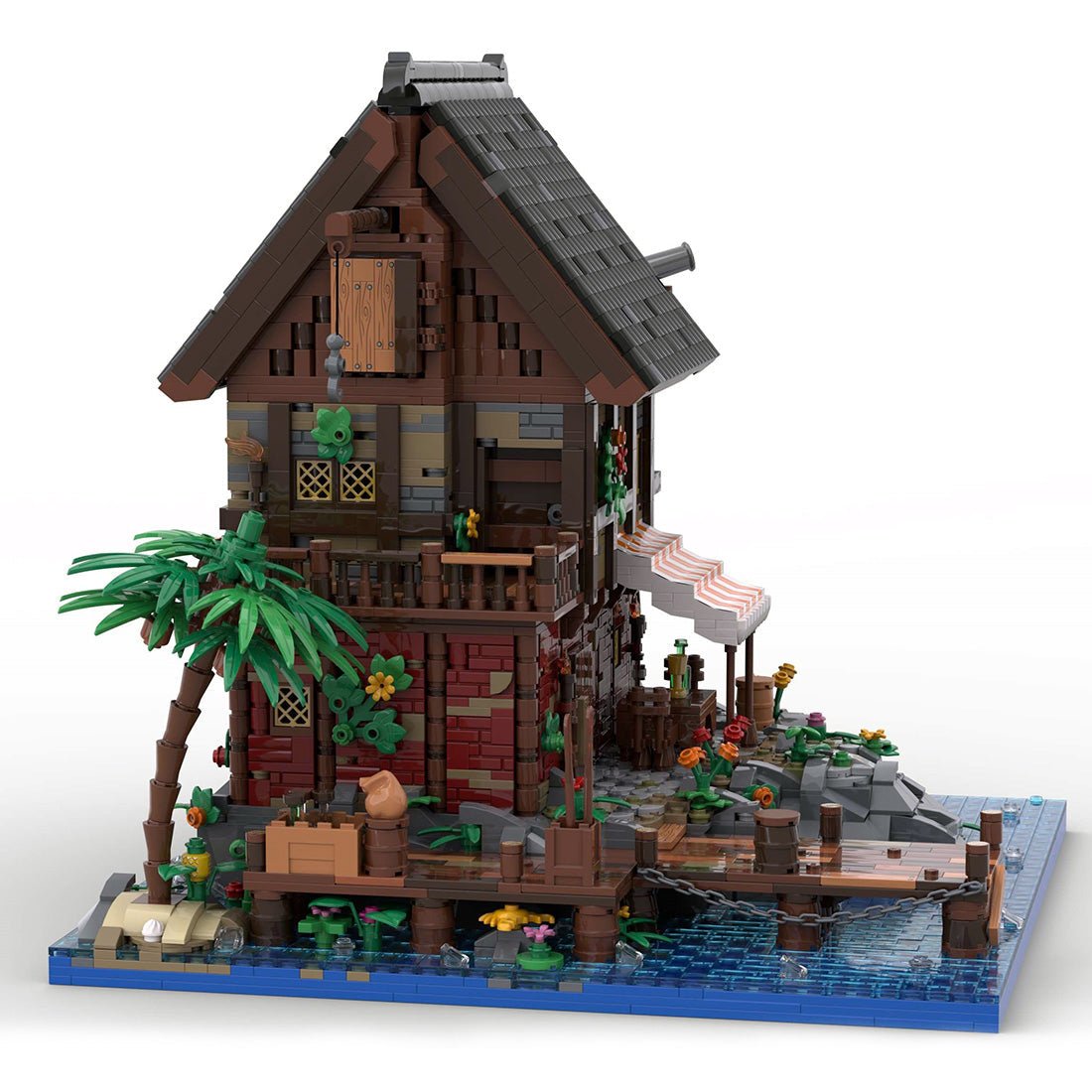 MOC - 128398 Pirate Van Dyke's Island （Compact Version） - LesDiyLesDiy