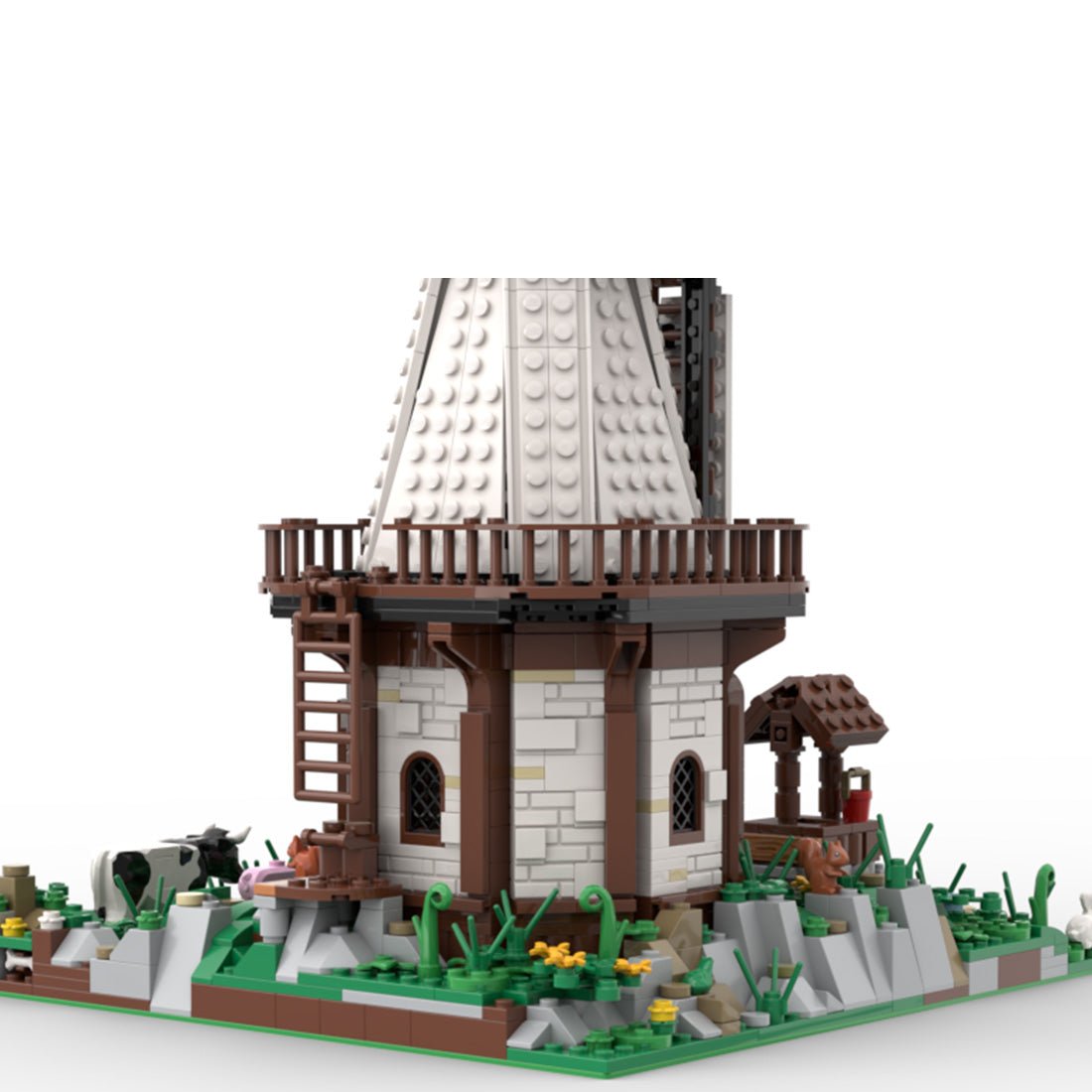 MOC - 129456 Windmill Klemmbausteine - LesDiyLesDiy