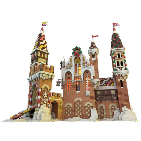 MOC - 130576 Gingerbread Castle Klemmbausteine - LesDiyLesDiy