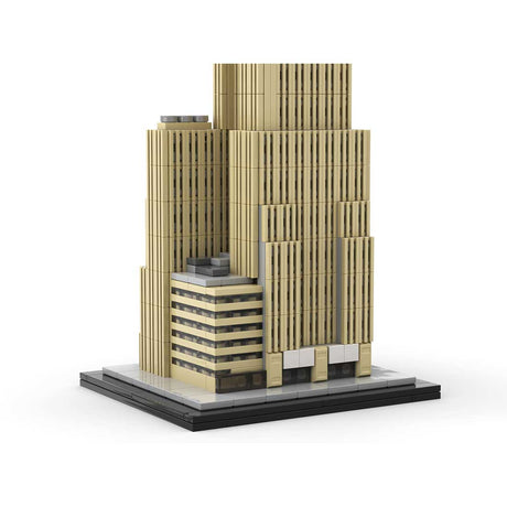 MOC - 130597 40 Wall Street 1:800 Scale (Bank of Manhattan Trust Building) Klemmbausteine - LesDiyLesDiy