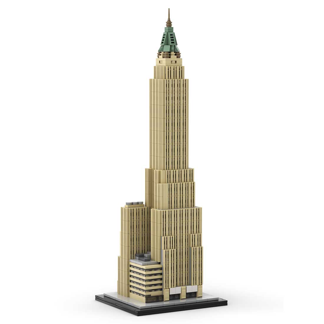 MOC - 130597 40 Wall Street 1:800 Scale (Bank of Manhattan Trust Building) Klemmbausteine - LesDiyLesDiy