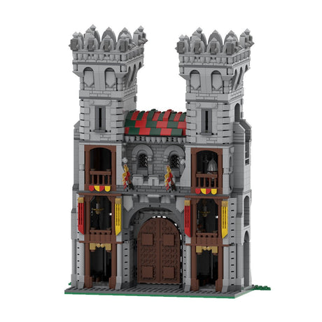 MOC - 130978 Rotes Burgtor Klemmbausteine - LesDiyLesDiy