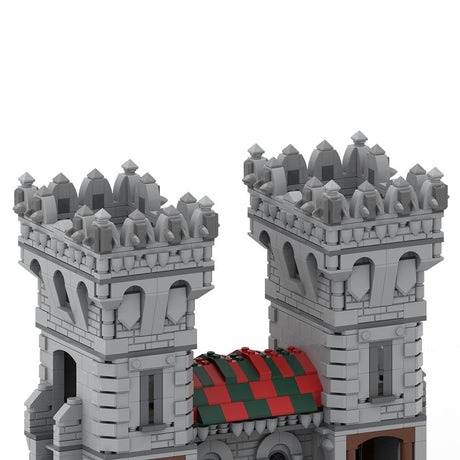 MOC - 130978 Rotes Burgtor Klemmbausteine - LesDiyLesDiy