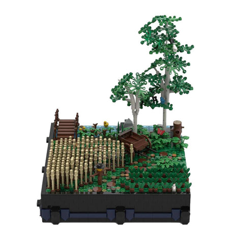 MOC - 131114 A4 – Landschaft mit Feldern und Bäumen Klemmbausteine - LesDiyLesDiy