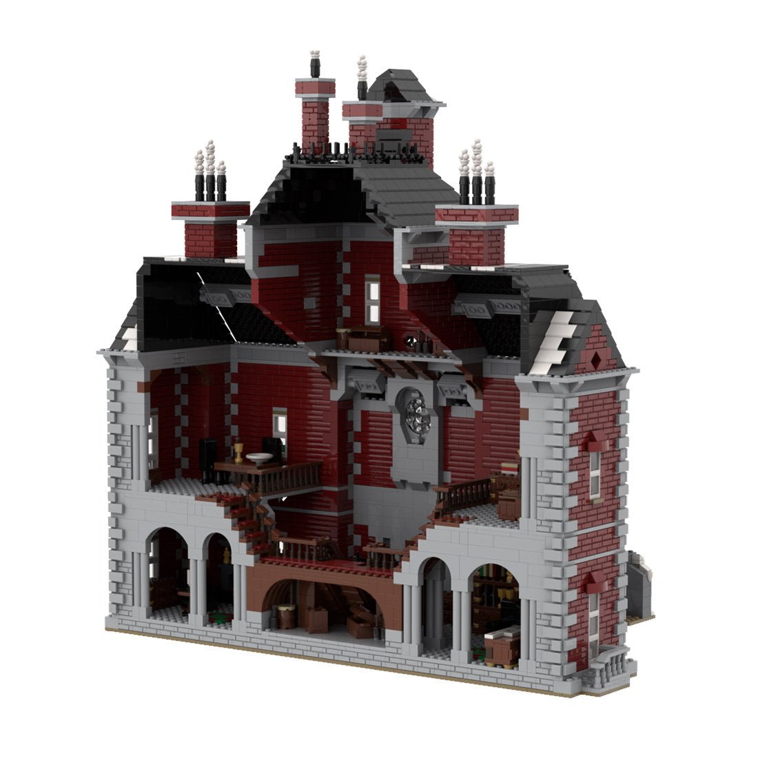 MOC - 131123 A Christmas Carol - Ebenezer Scrooge's House Klemmbausteine - LesDiyLesDiy